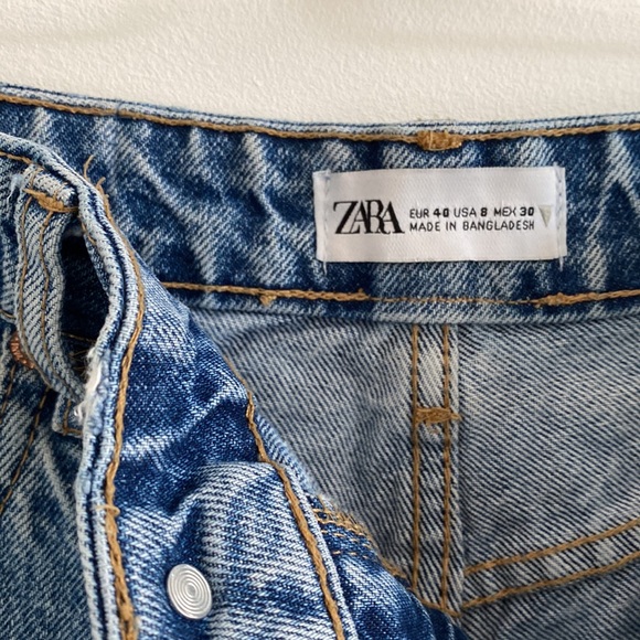 Zara High-waisted Jean Shorts - Picture 4 of 4